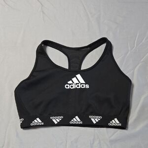 Adidas Women's Black Racerback Sports Bra